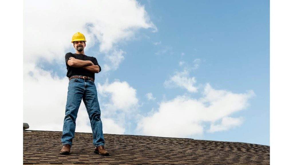 Ottawa roofing contractor on a roof