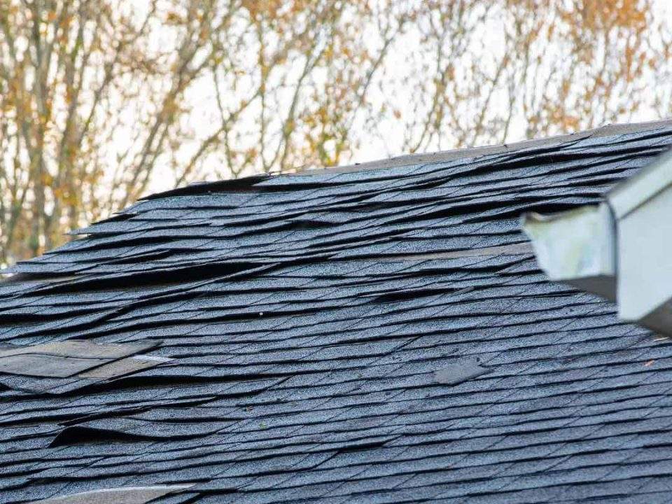 a residential roof in Ottawa that is in need of either roof repair or roof replacement