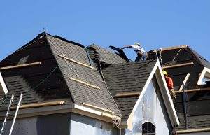 kingston roofing project being completed by the local professionals at Vanity Roofing
