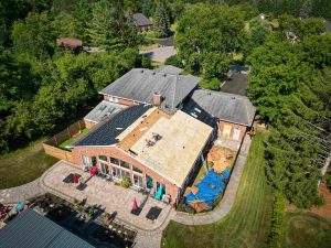 an kingston roofing project being completed by the local professionals at Vanity Roofing