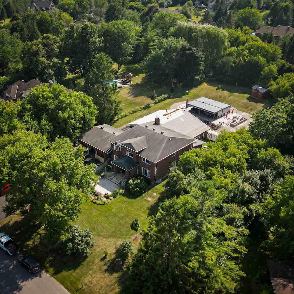 a rural roof replacement performed by Vanity Roofing in the Ottawa Valley